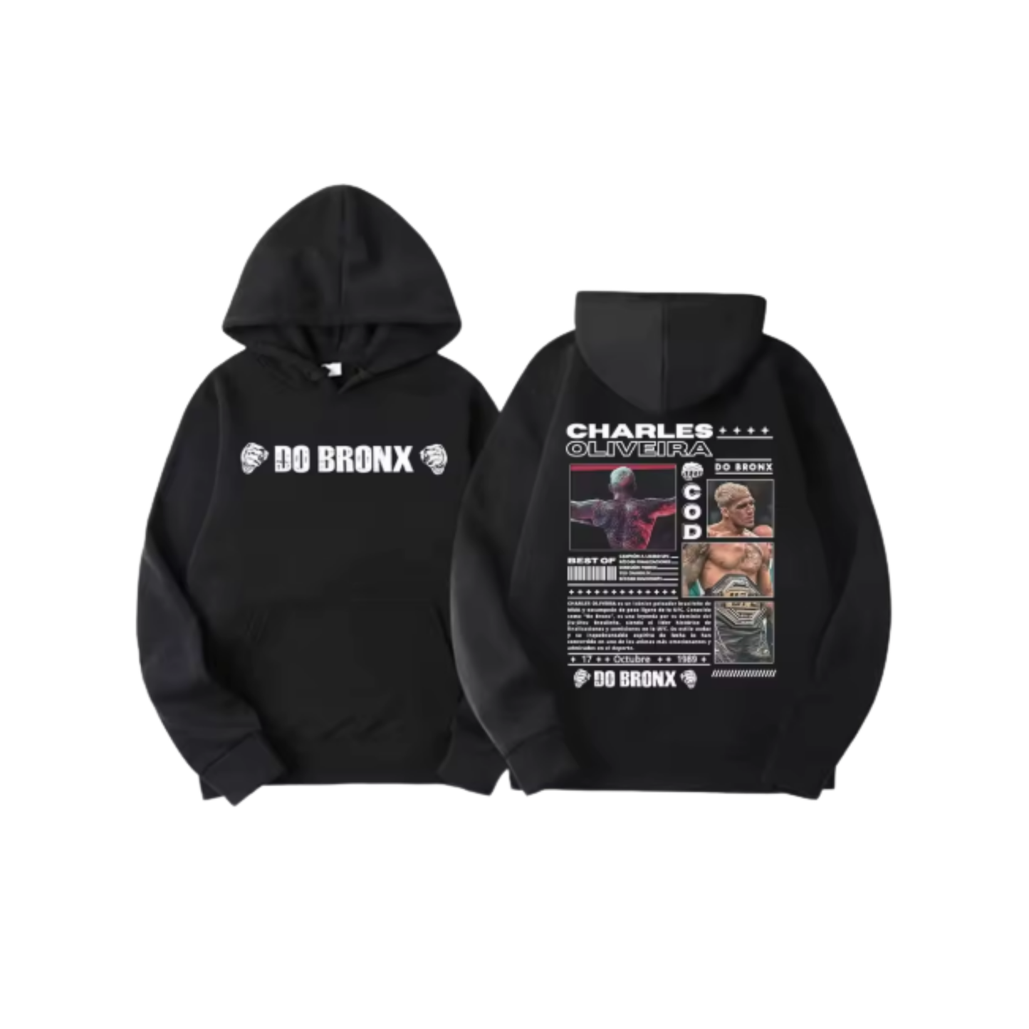 Charles Oliveira Hoodie Black