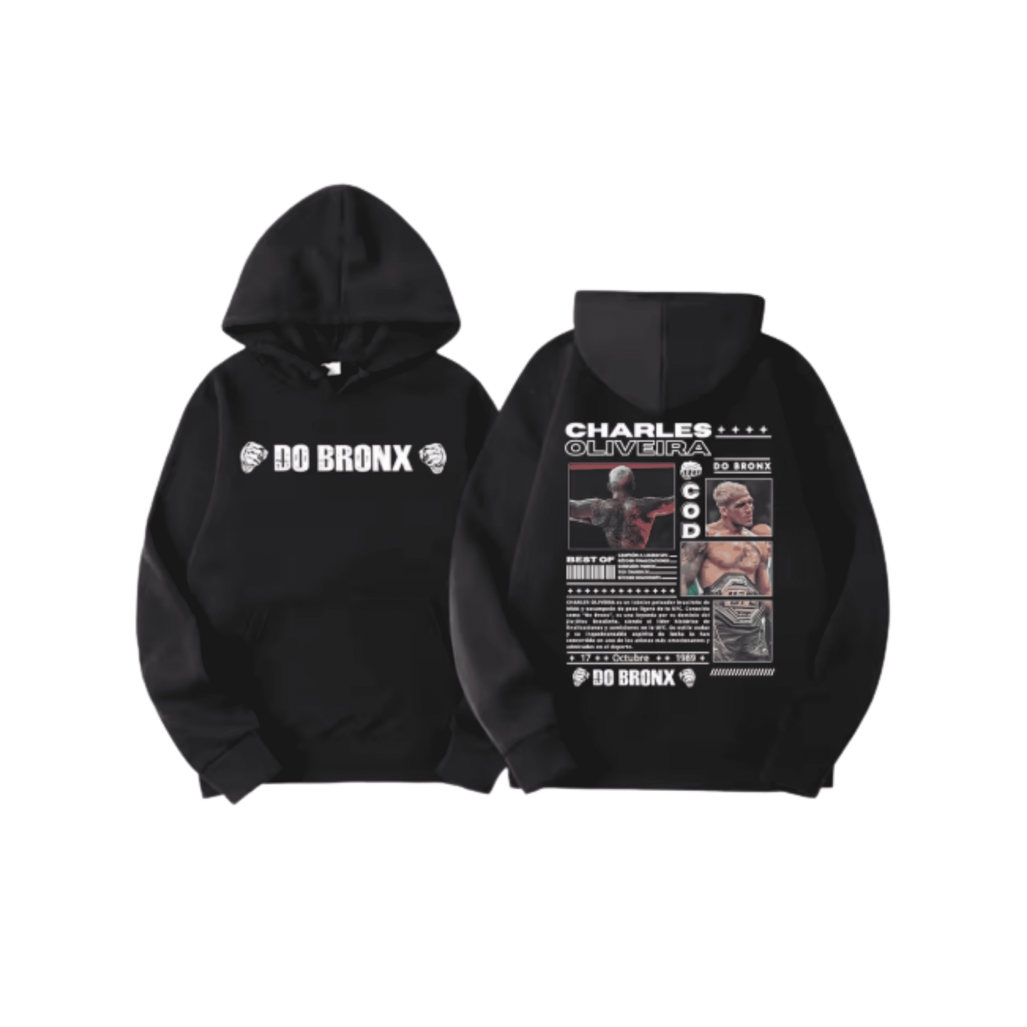 Charles Oliveira Hoodie Black