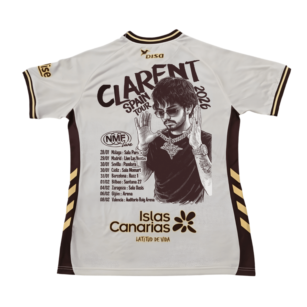 UD las Palmas x Clarent «Spain Tour» camiseta