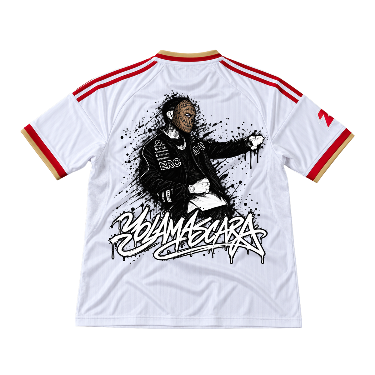 Sevilla x Yolamascara camiseta blanca