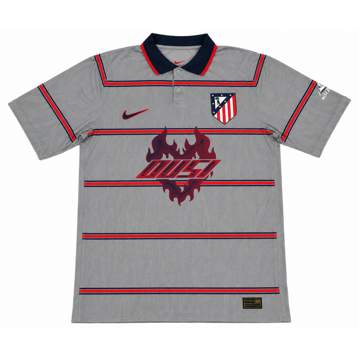 Atlético de Madrid x Omar Courtz camiseta