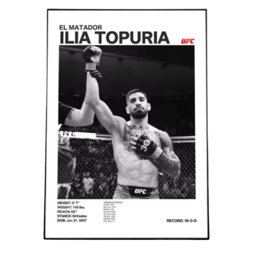 Ilia Topuria Poster