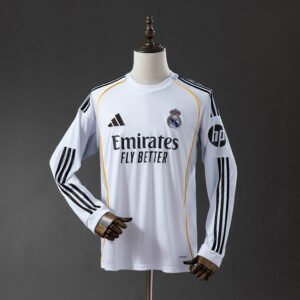 Real Madrid 2025/26 Local (Manga Larga)