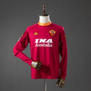 AS Roma 2000/01 Local (Manga Larga)