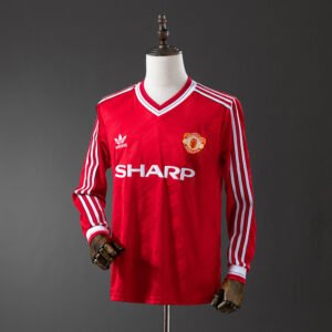 Manchester United 1986/88 Local (Manga Larga)