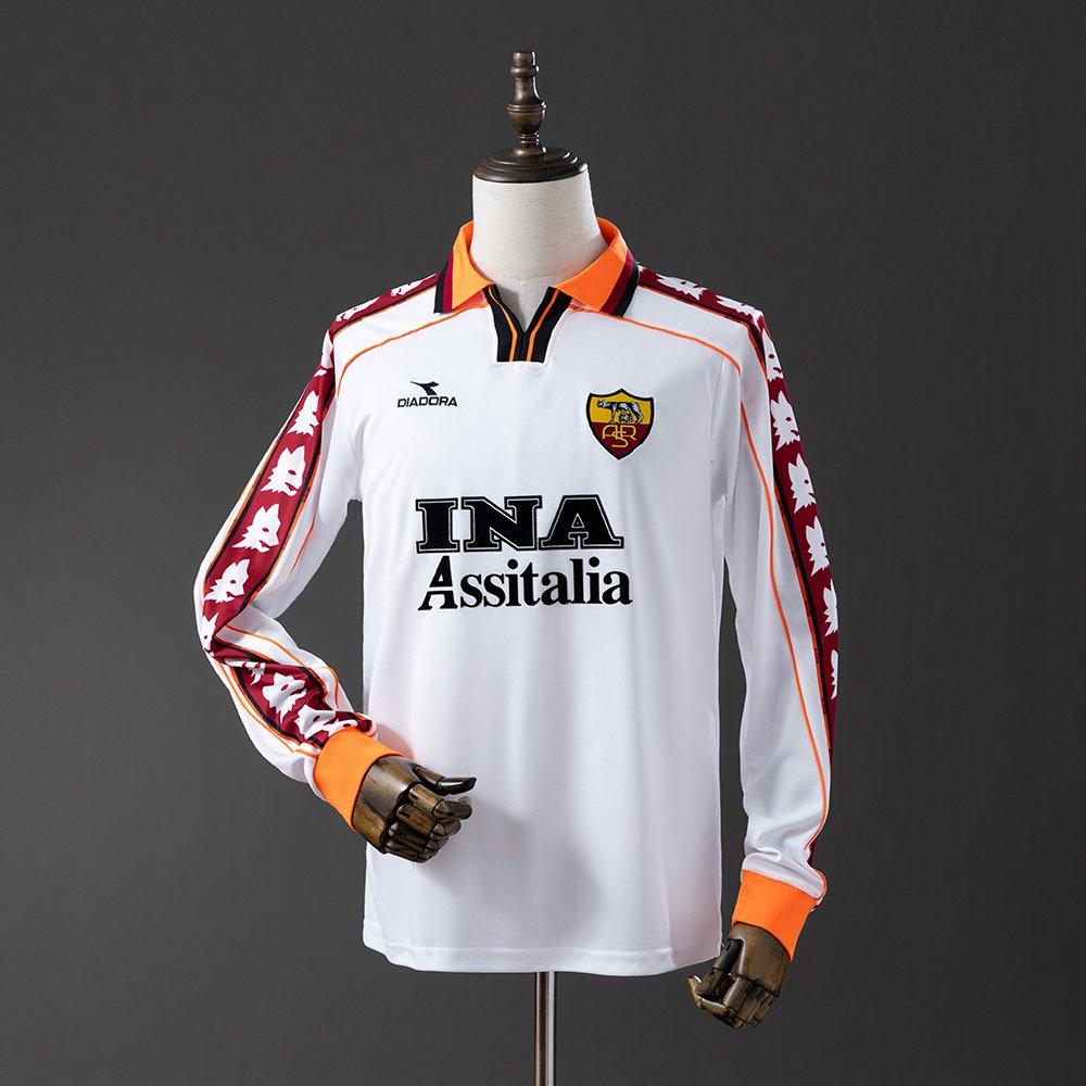 AS Roma 1998/99 Visitante (Mangas Largas)