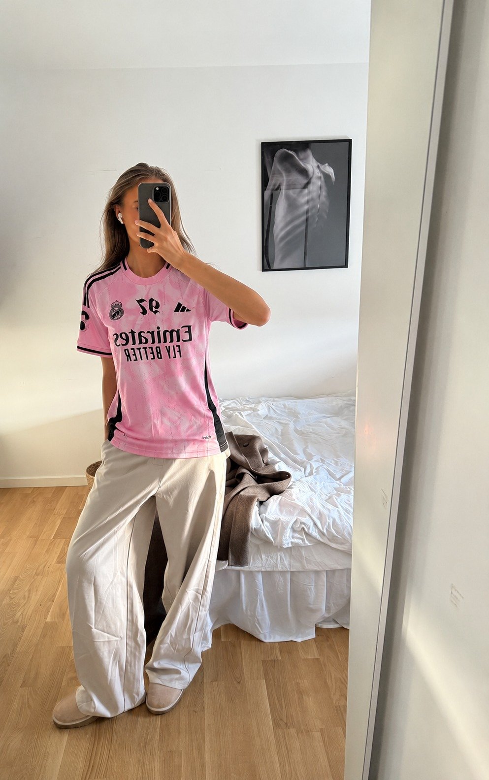 Foto de Noelia López con su camiseta